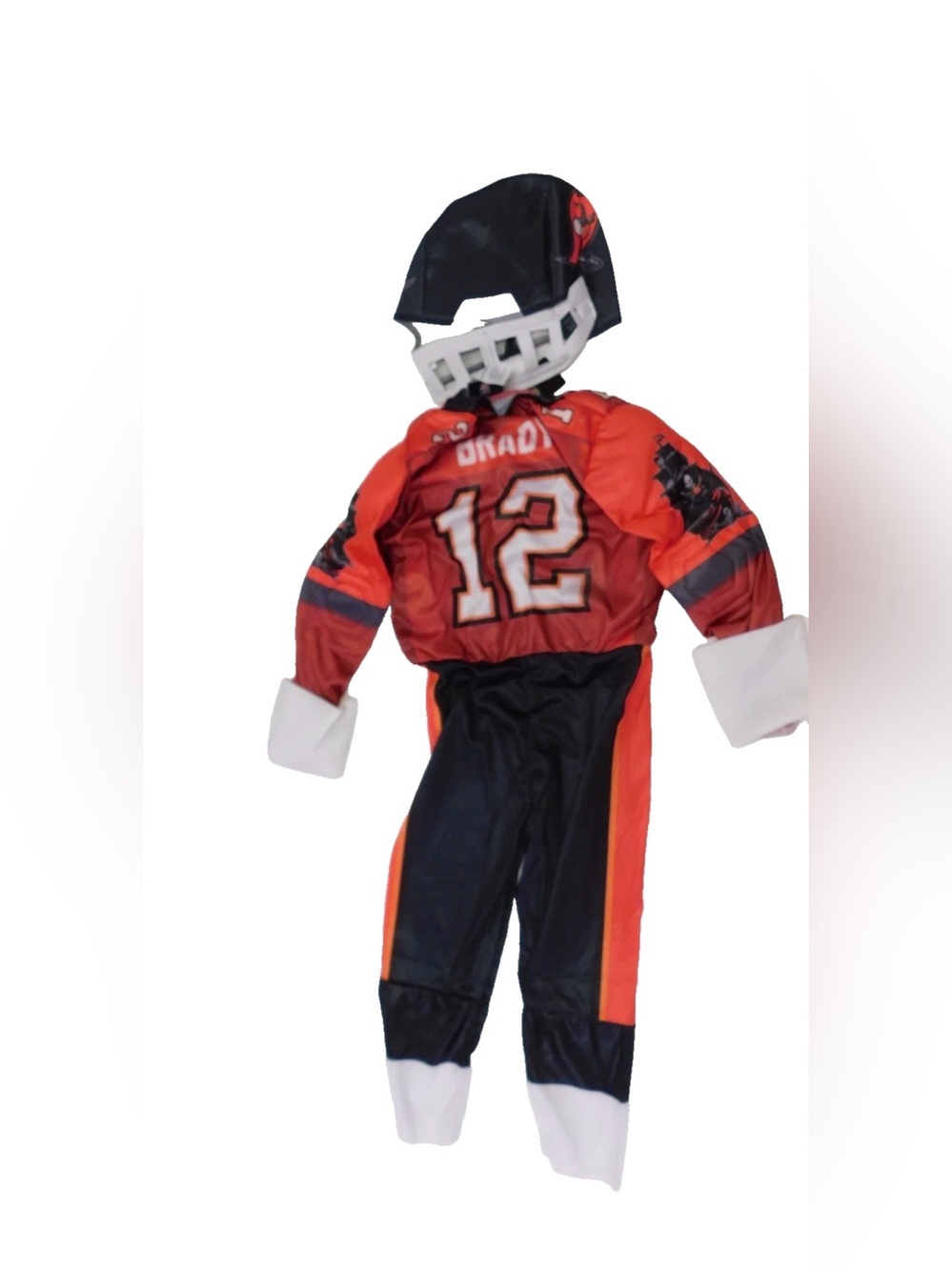 Tampa Bay Buccaneers Tom Brady #12 Boys Football Costume Size M 8-10 NFL